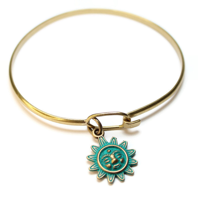 Sun Charm Bracelet or Necklace