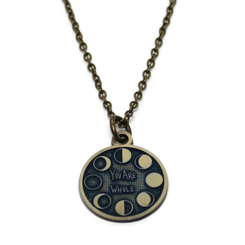 You Are Whole Charm Token - Charm Only, Bracelet, Necklace