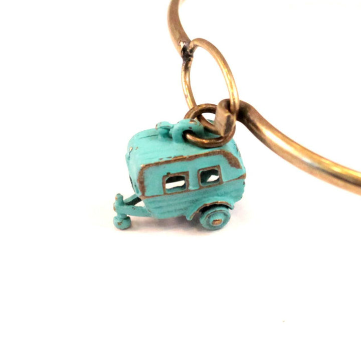 Camper Charm Bracelet, Necklace, or Charm Only