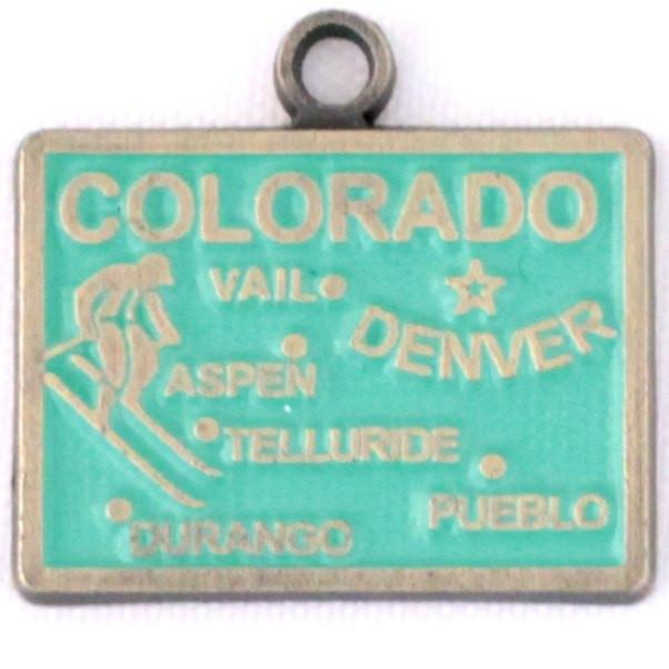 Colorado State Charm Bracelet, Necklace, or Charm Only
