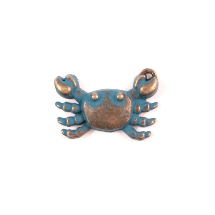 Crab Charm Bracelet, Necklace, or Charm Only