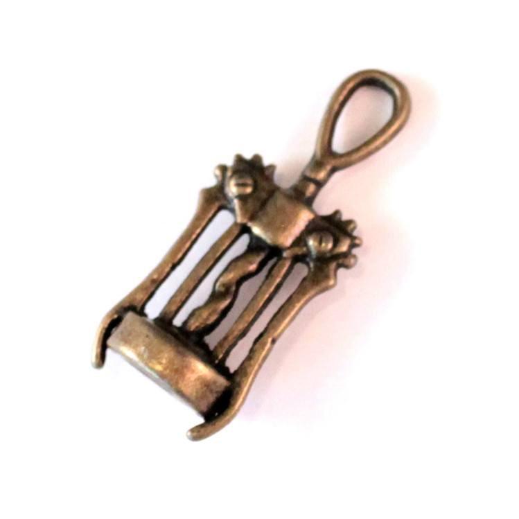 Corkscrew Charm Bracelet, Necklace, or Charm Only