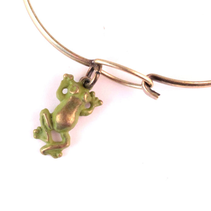 Frog Charm Bracelet, Necklace, or Charm Only