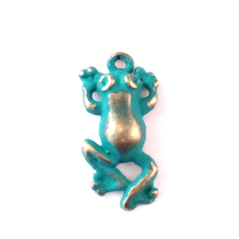 Frog Charm Bracelet, Necklace, or Charm Only