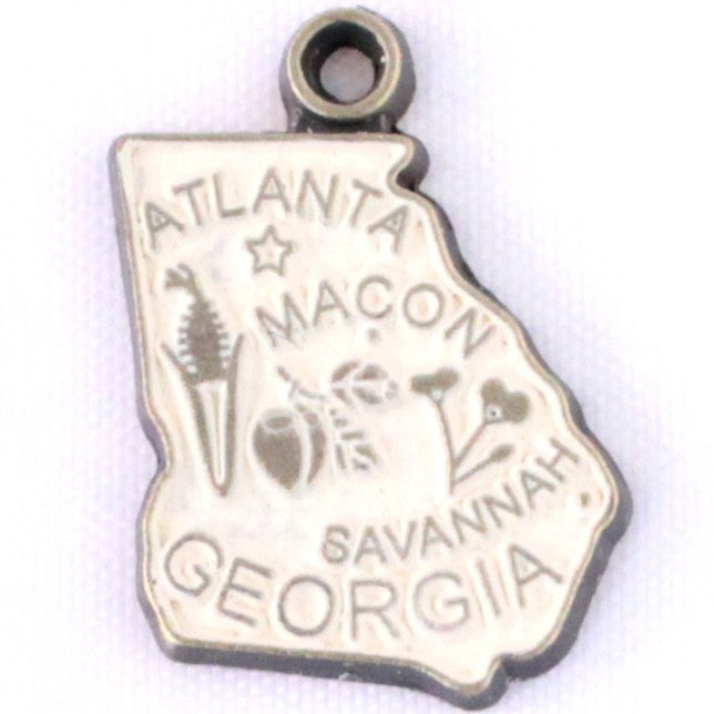Georgia State Charm Bracelet, Necklace, or Charm Only