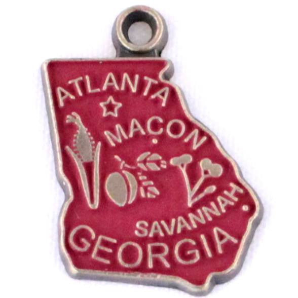 Georgia State Charm Bracelet, Necklace, or Charm Only
