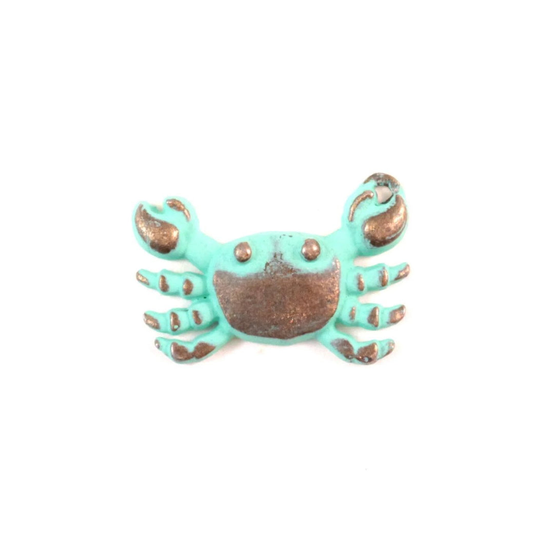 Crab Charm Bracelet, Necklace, or Charm Only