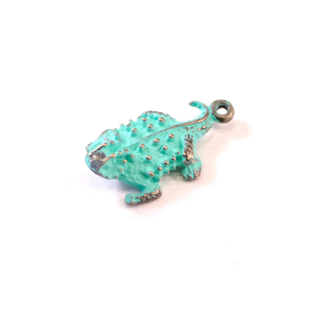 Horned Toad Charm Bracelet, Necklace, or Charm Only