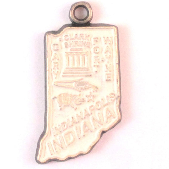 Indiana State Charm Bracelet, Necklace, or Charm Only