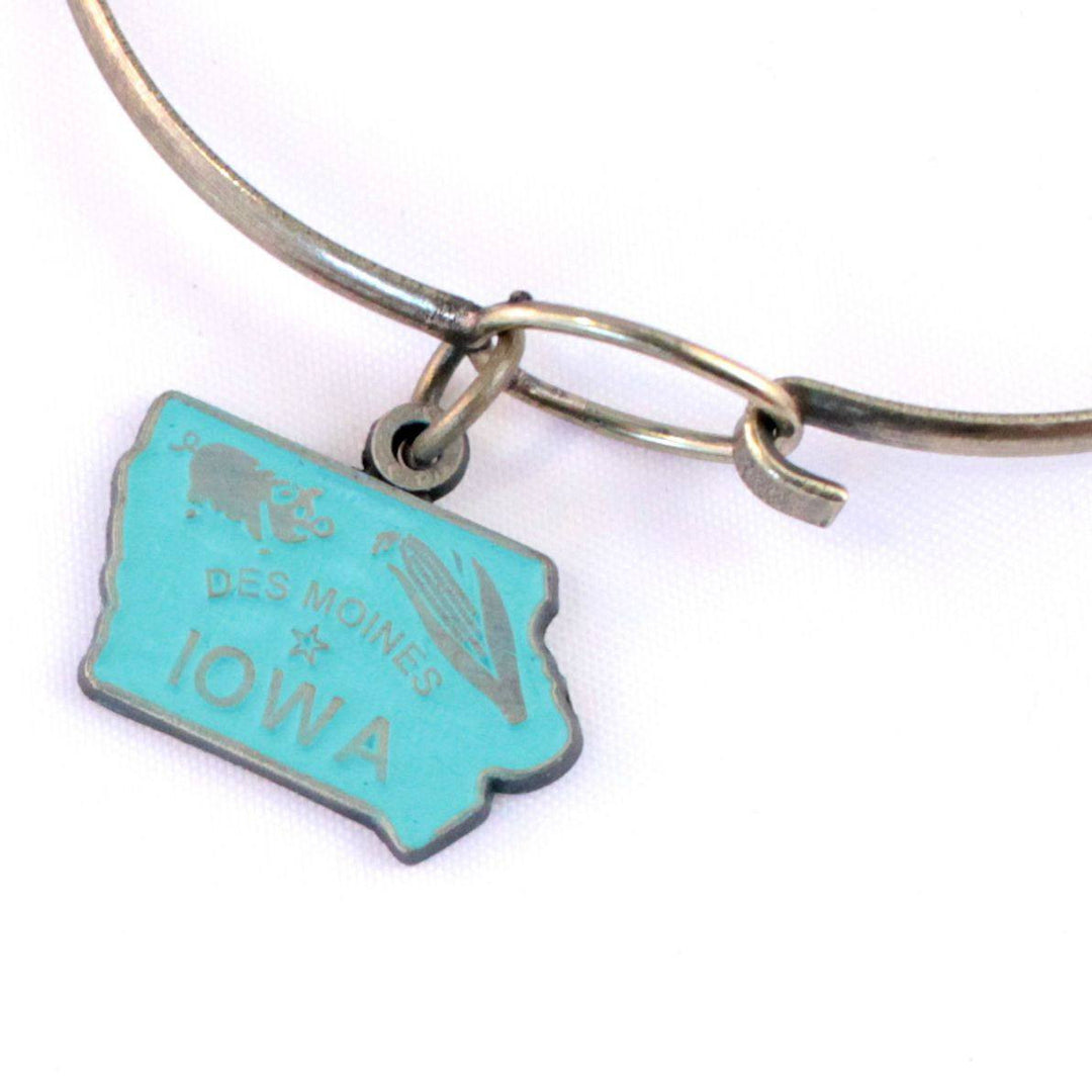 Iowa State Charm Bracelet, Necklace, or Charm Only