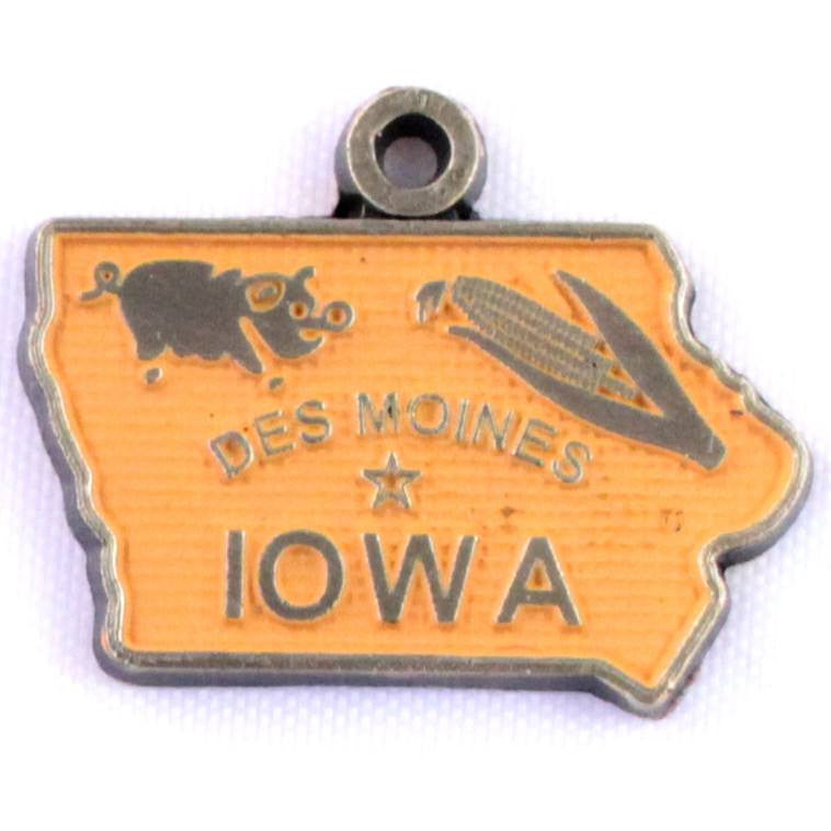 Iowa State Charm Bracelet, Necklace, or Charm Only