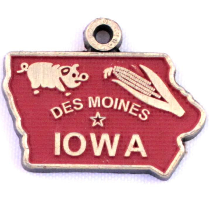 Iowa State Charm Bracelet, Necklace, or Charm Only