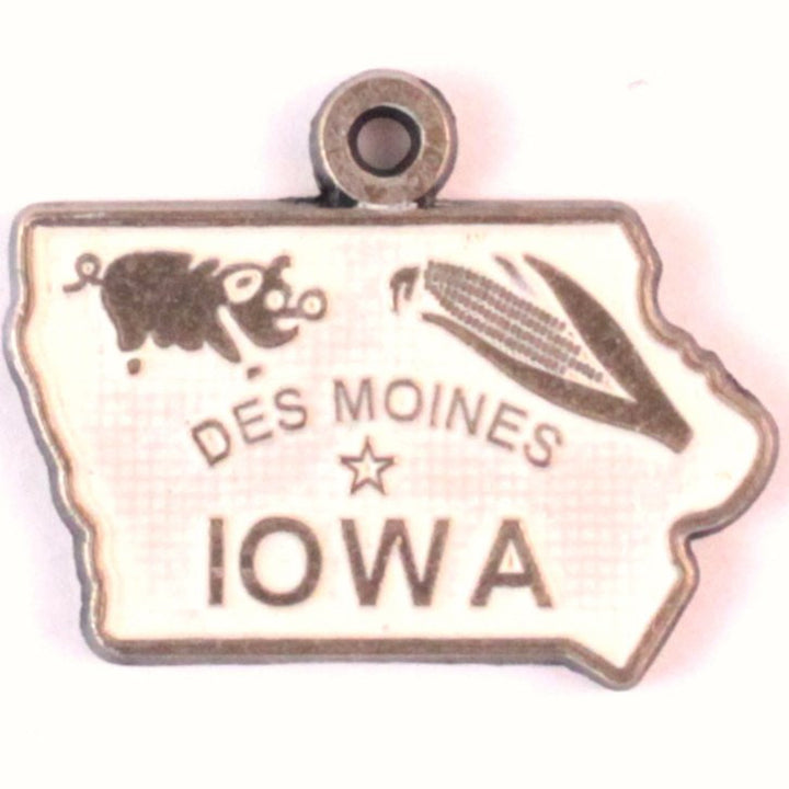 Iowa State Charm Bracelet, Necklace, or Charm Only