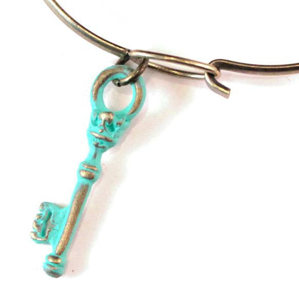 Key Charm Bracelet, Necklace, or Charm Only