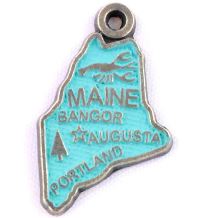 Maine State Charm Bracelet, Necklace, or Charm Only