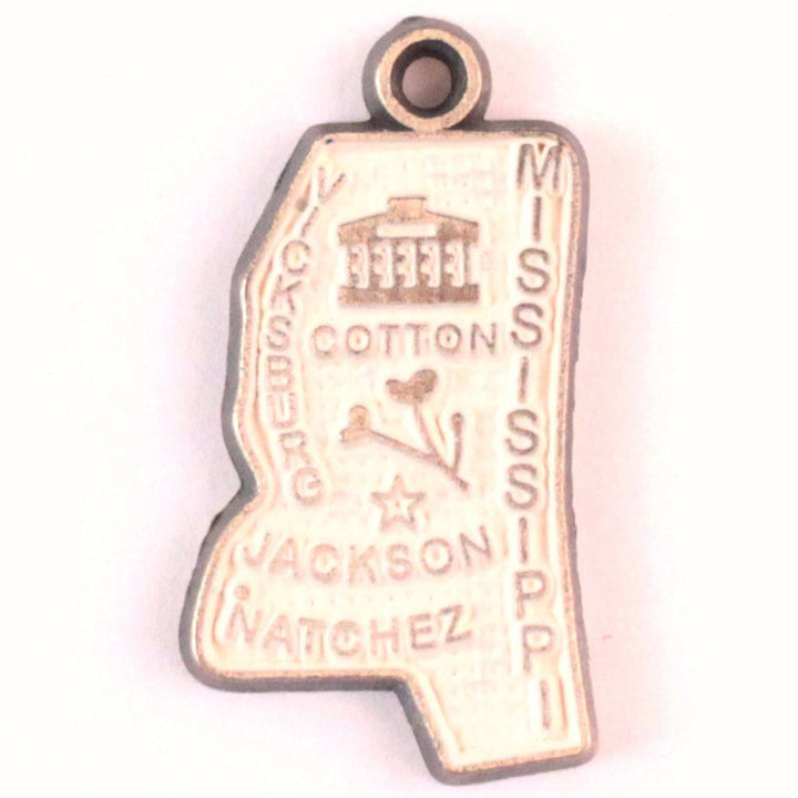 Mississippi State Charm Bracelet, Necklace, or Charm Only