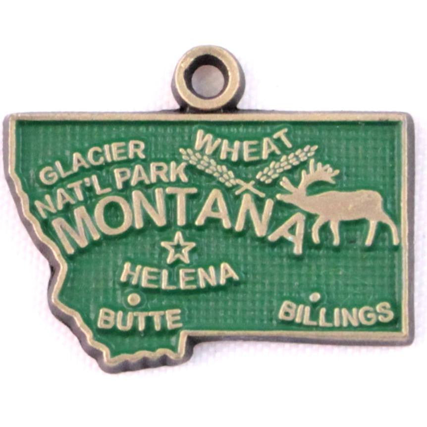 Montana State Charm Bracelet, Necklace, or Charm Only