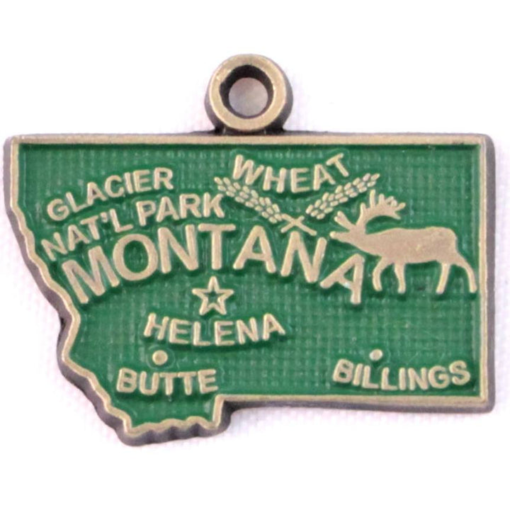 Montana State Charm Bracelet, Necklace, or Charm Only