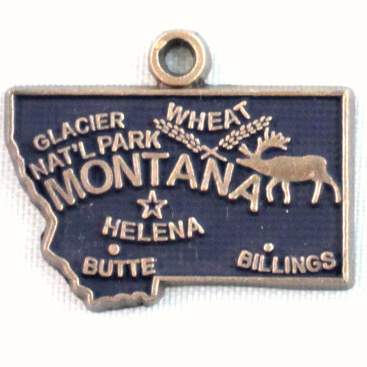 Montana State Charm Bracelet, Necklace, or Charm Only