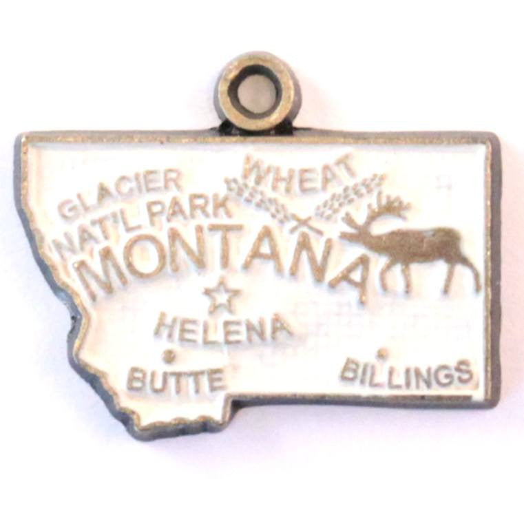 Montana State Charm Bracelet, Necklace, or Charm Only