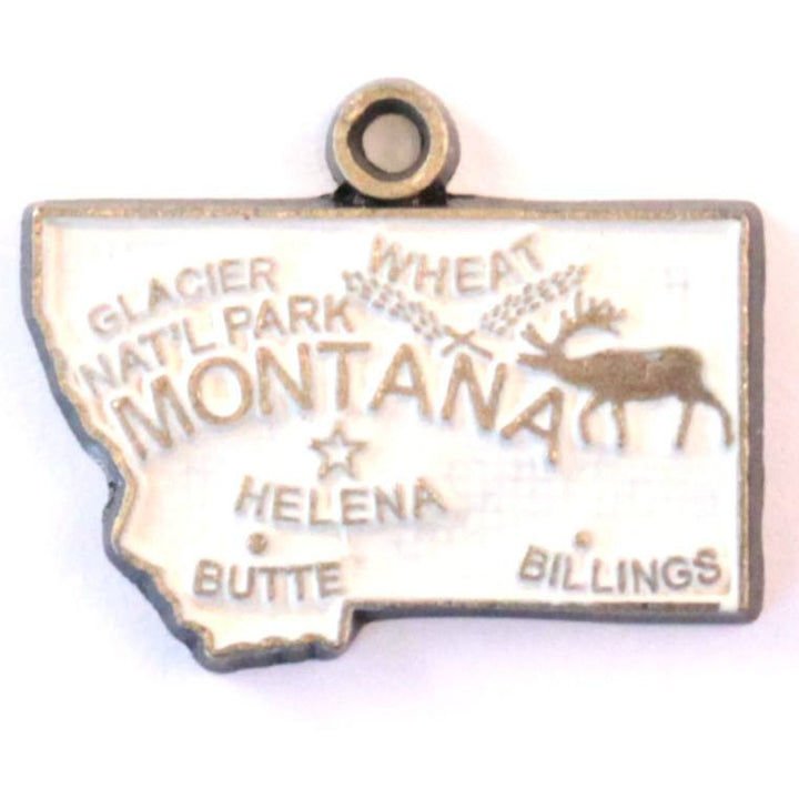 Montana State Charm Bracelet, Necklace, or Charm Only