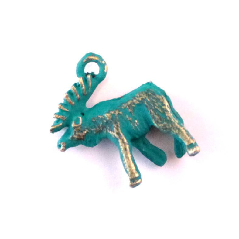 Moose Charm Bracelet, Necklace, or Charm Only