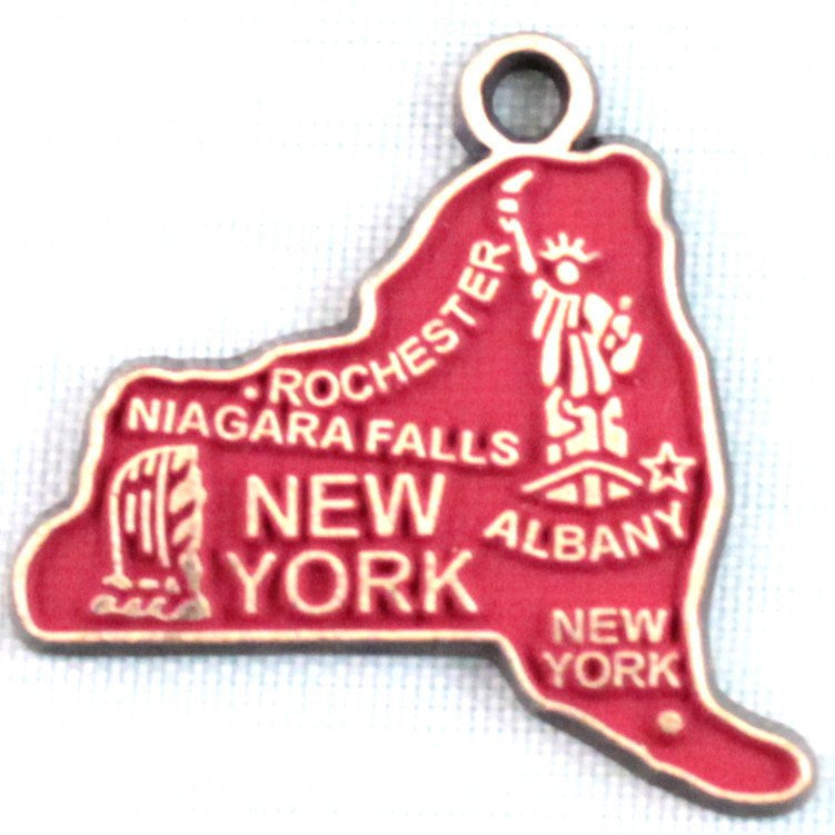New York State Charm Bracelet, Necklace, or Charm only