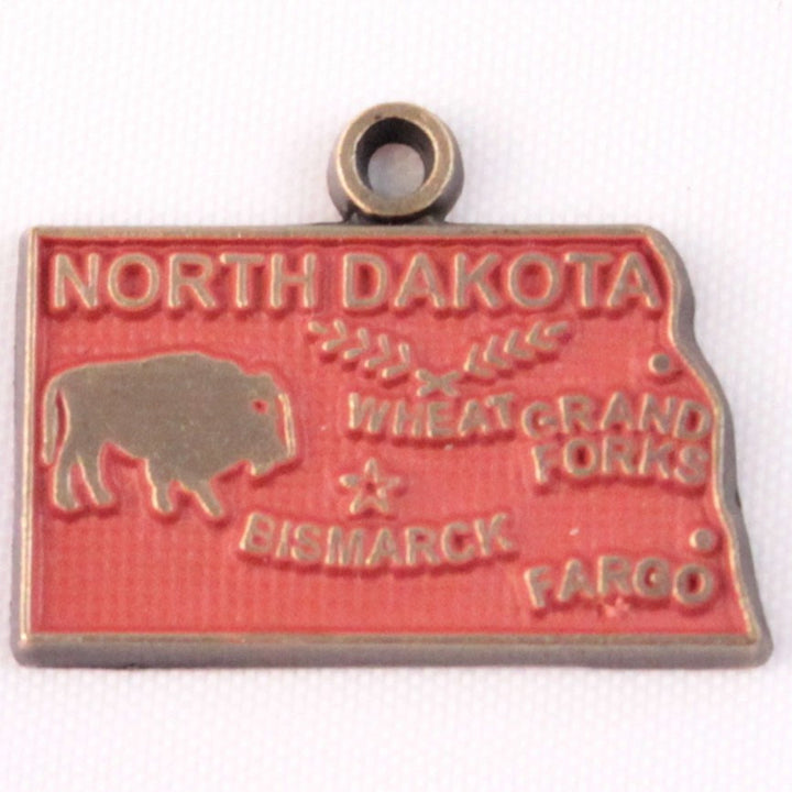 North Dakota State Charm Bracelet, Necklace, or Charm only