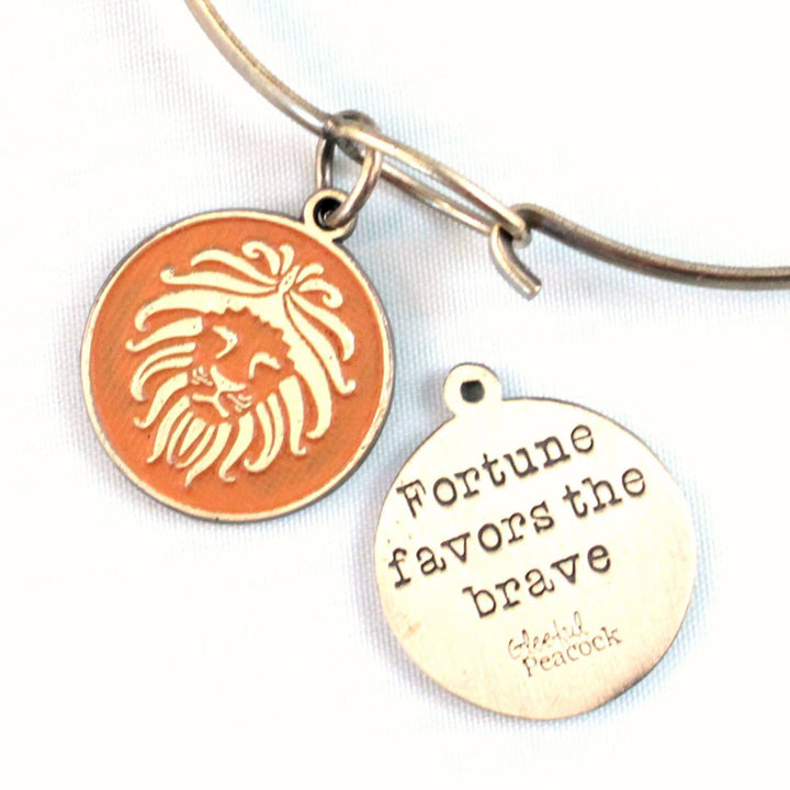 Brave Token Charm Bracelet, Necklace, or Charm Only