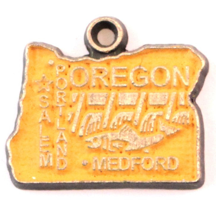 Oregon State Charm Bracelet, Necklace, or Charm only