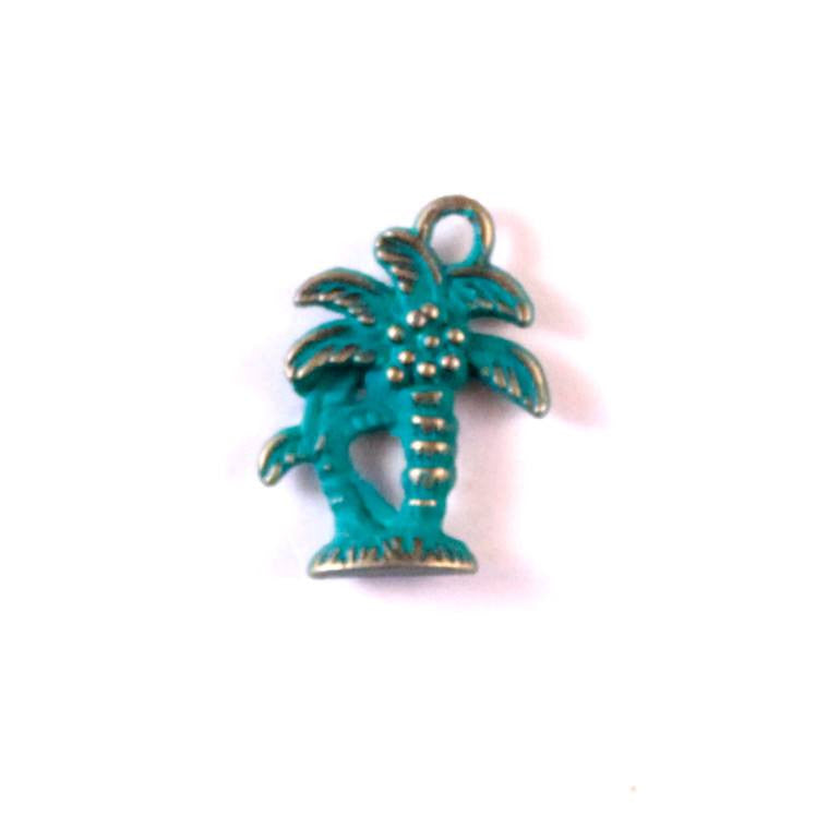 Palm Tree Charm Bracelet, Necklace, or Charm Only