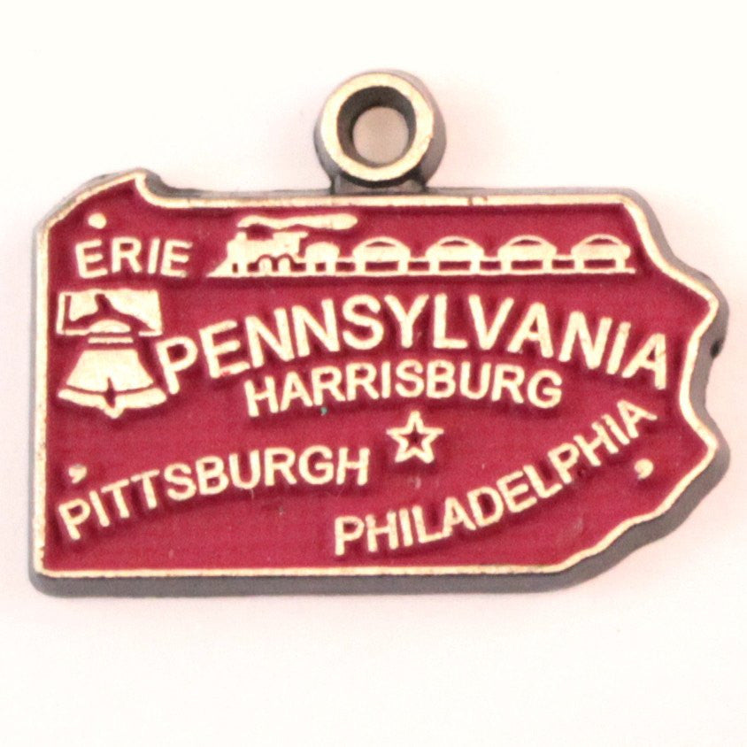Pennsylvania State Charm Bracelet, Necklace, or Charm only
