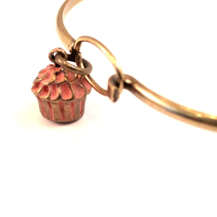 Cupcake Charm Bracelet, Necklace, or Charm Only