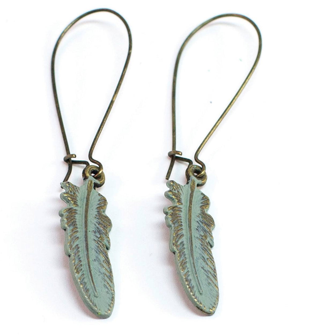 Plumage Feather Earrings