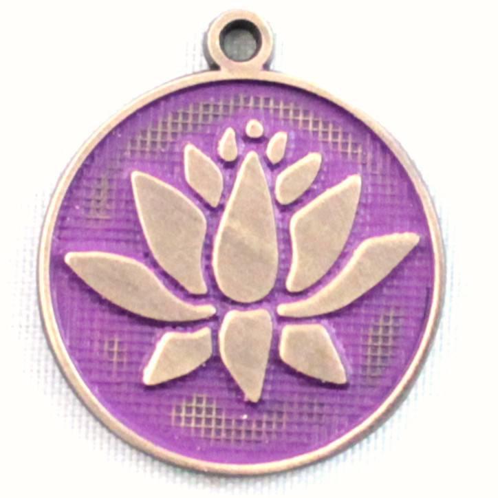 Bloom In Adversity Token Charm Bracelet, Necklace, or Charm Only