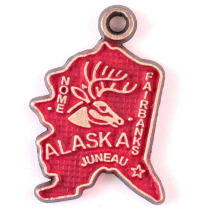 Alaska State Charm Bracelet, Necklace, or Charm Only