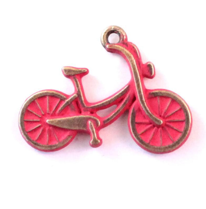 Bicycle Charm Bracelet, Necklace, or Charm Only