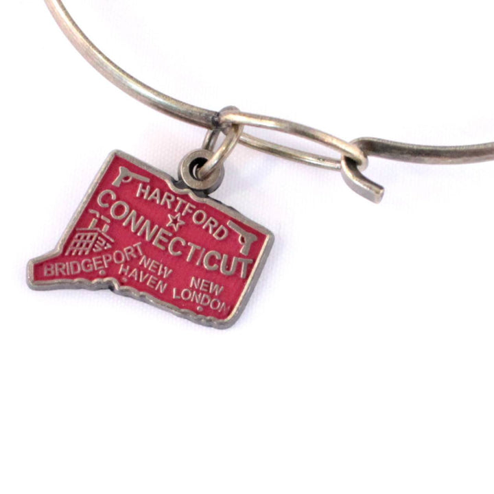 Connecticut State Charm Bracelet, Necklace, or Charm Only