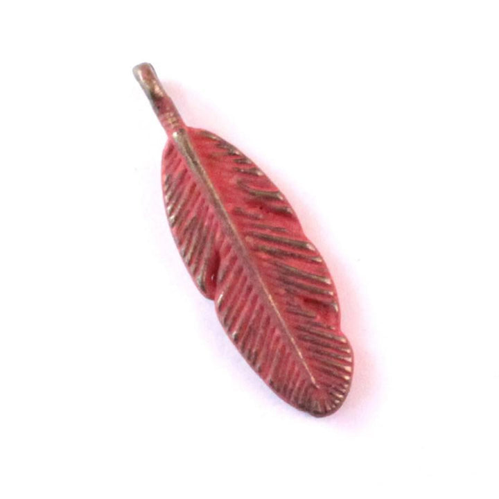 Feather Charm Bracelet, Necklace, or Charm Only