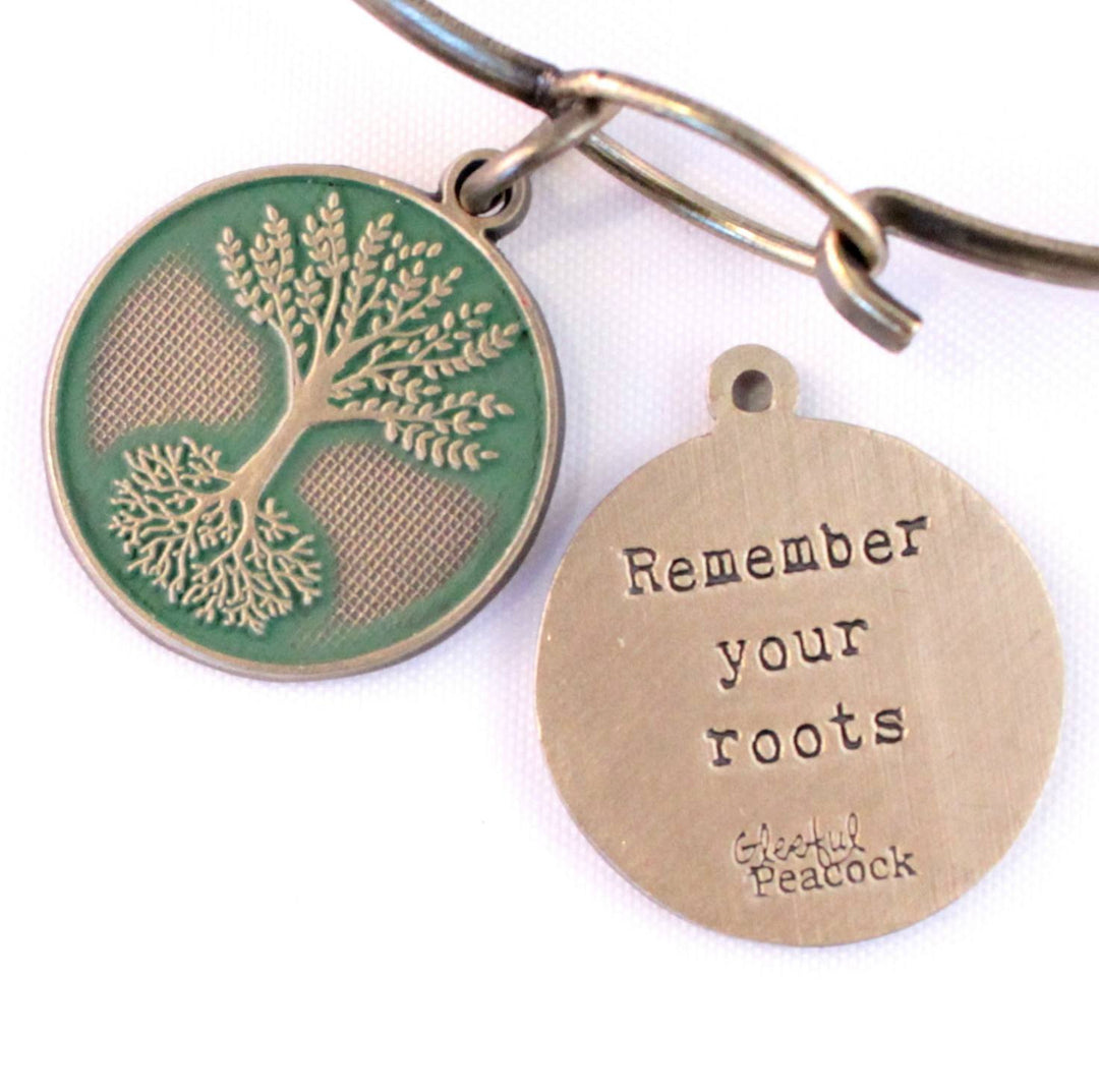 Roots Token Charm Bracelet, Necklace, or Charm Only