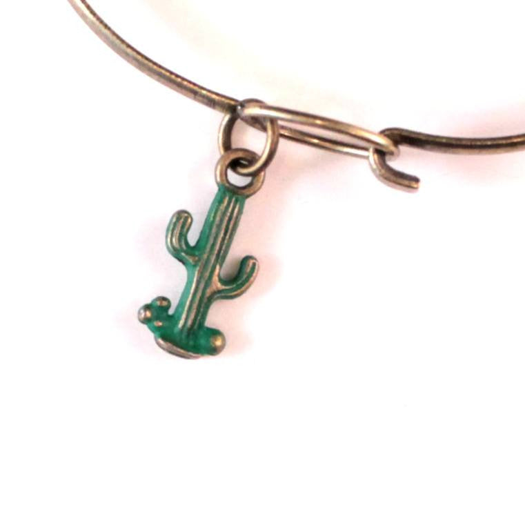 Saguaro Cactus Charm Bracelet, Necklace, Or Charm Only – Gleeful Peacock