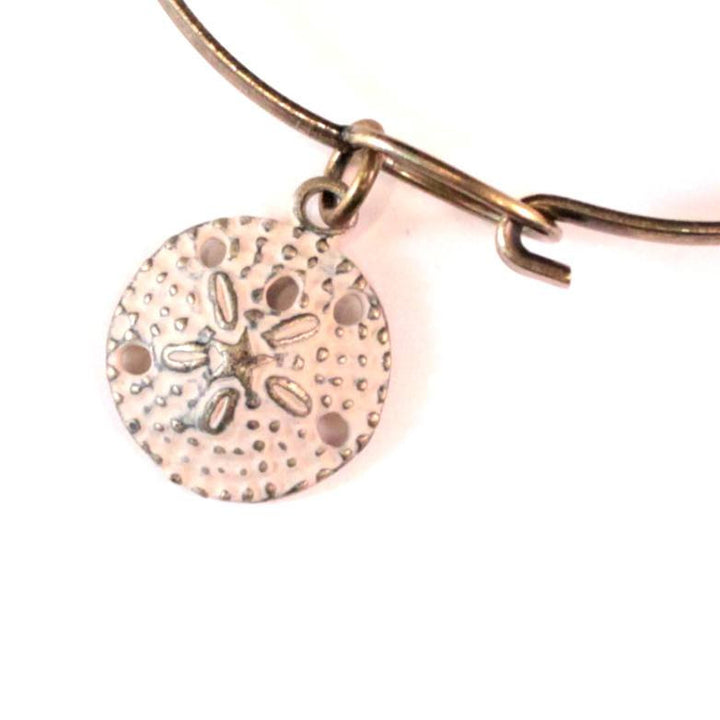 Sand Dollar Charm Bracelet, Necklace, or Charm Only