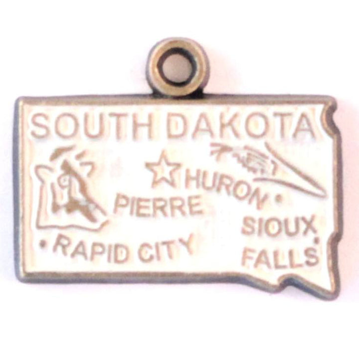 South Dakota State Love Charm Bracelet, Necklace, or Charm only
