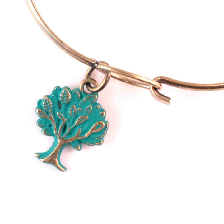 Tree Charm Bracelet or Necklace