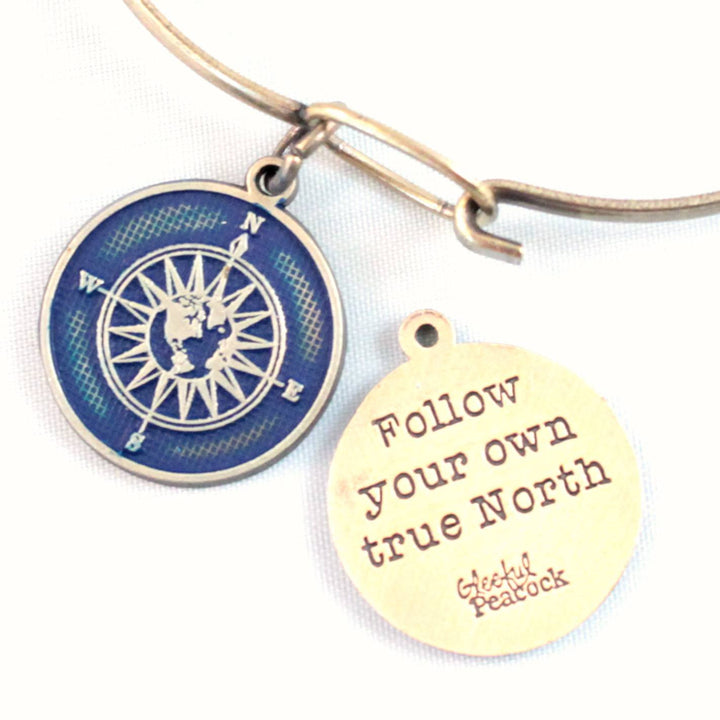 True North Token Charm Bracelet, Necklace, or Charm Only