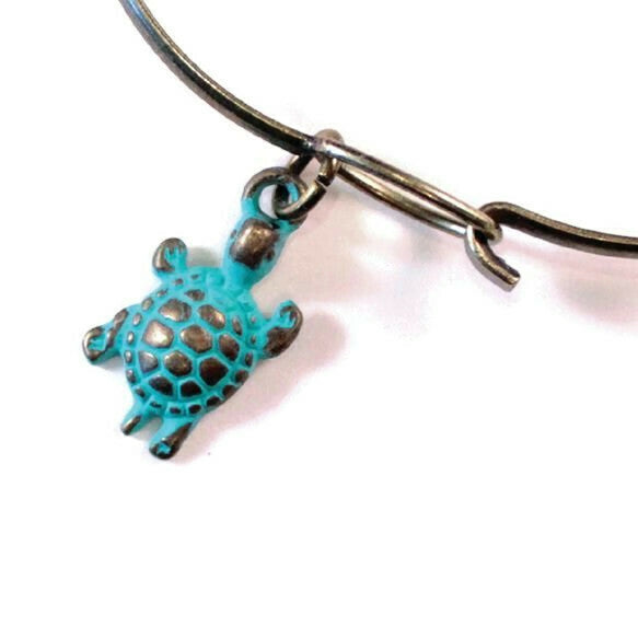 Turtle Charm Bracelet or Necklace