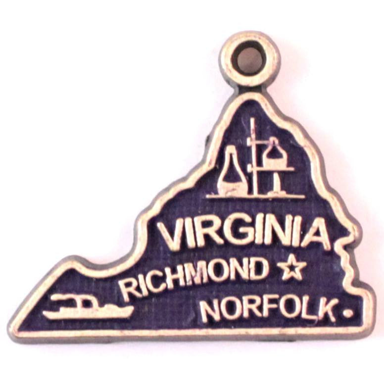 Virginia State Love Charm Bracelet, Necklace, or Charm only
