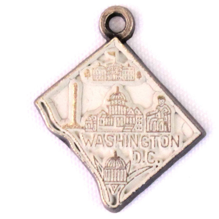 Washington D.C. State Love Charm Bracelet, Necklace, or Charm only