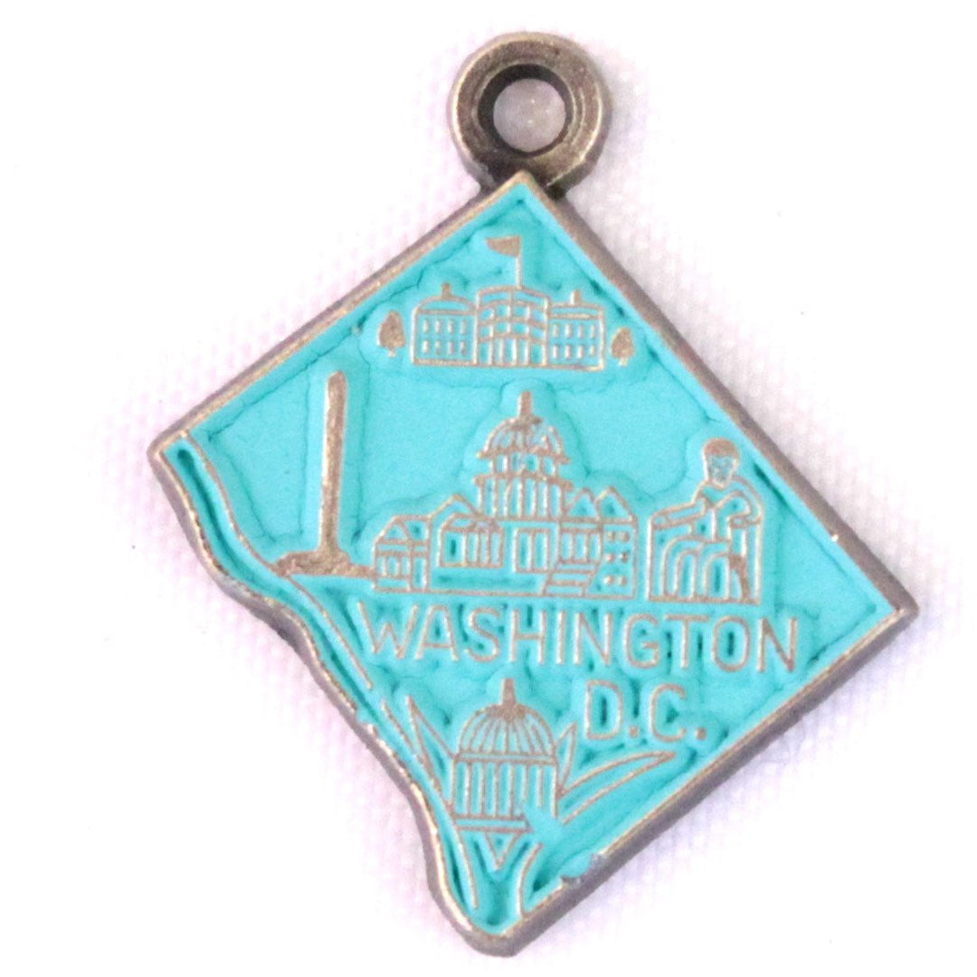 Washington D.C. State Love Charm Bracelet, Necklace, or Charm only