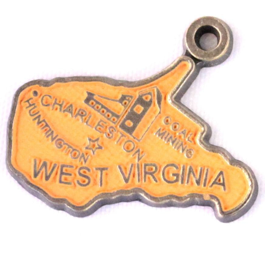 West Virginia State Love Charm Bracelet, Necklace, or Charm only